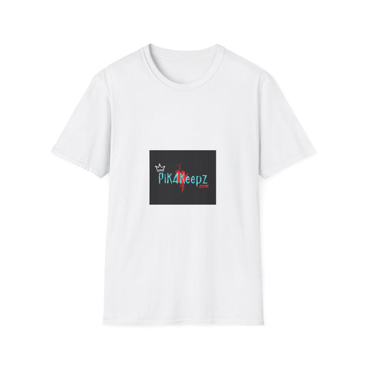 T-Shirt - 'Pik4Keepz' Colorful Logo Graphic Tee