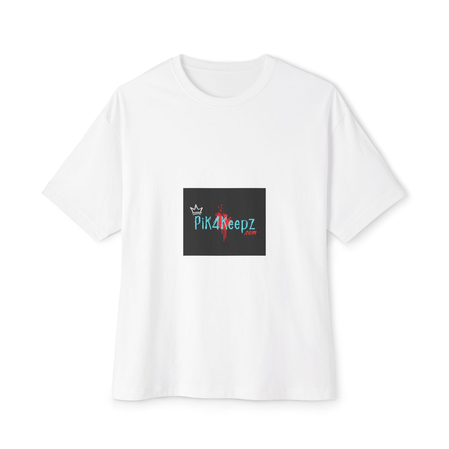 Pik4Keepz Logo Boxy Tee — Oversized Graphic T‑Shirt