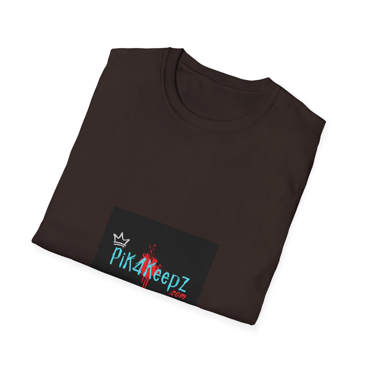 T-Shirt - 'Pik4Keepz' Colorful Logo Graphic Tee