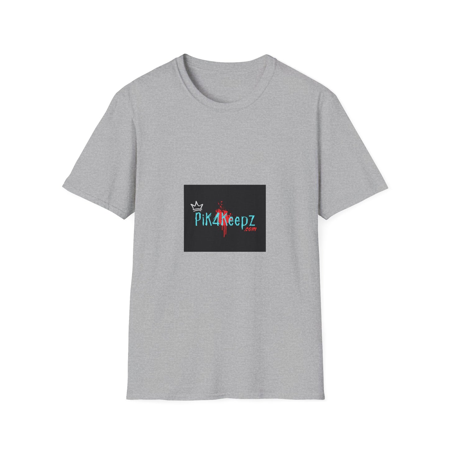 T-Shirt - 'Pik4Keepz' Colorful Logo Graphic Tee
