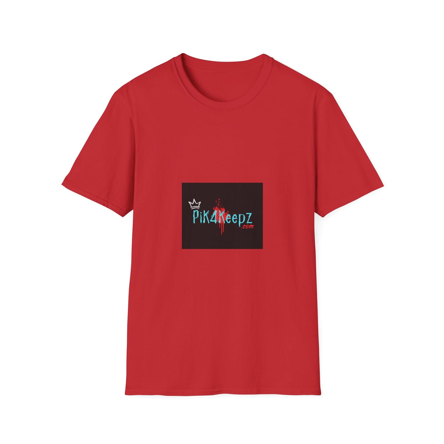 T-Shirt - 'Pik4Keepz' Colorful Logo Graphic Tee