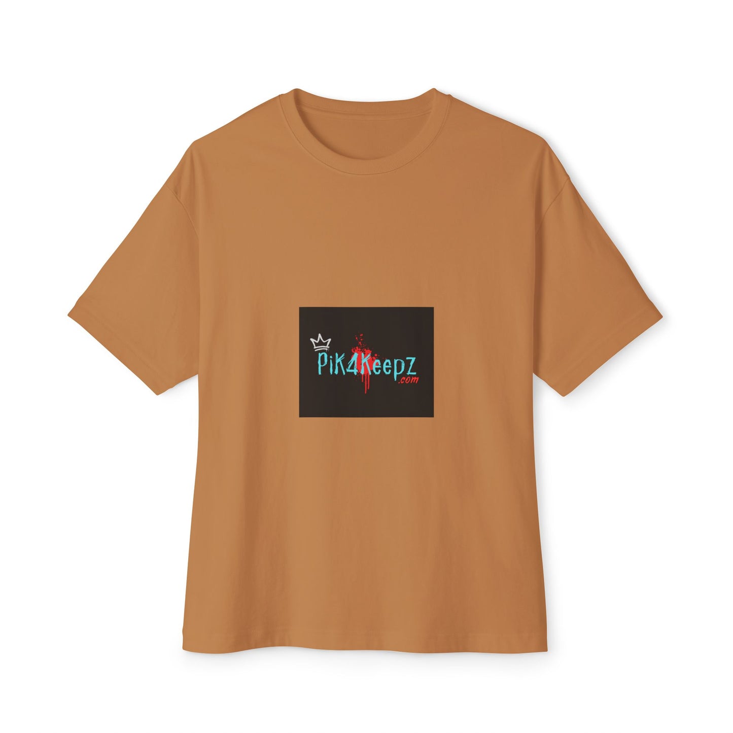 Pik4Keepz Logo Boxy Tee — Oversized Graphic T‑Shirt