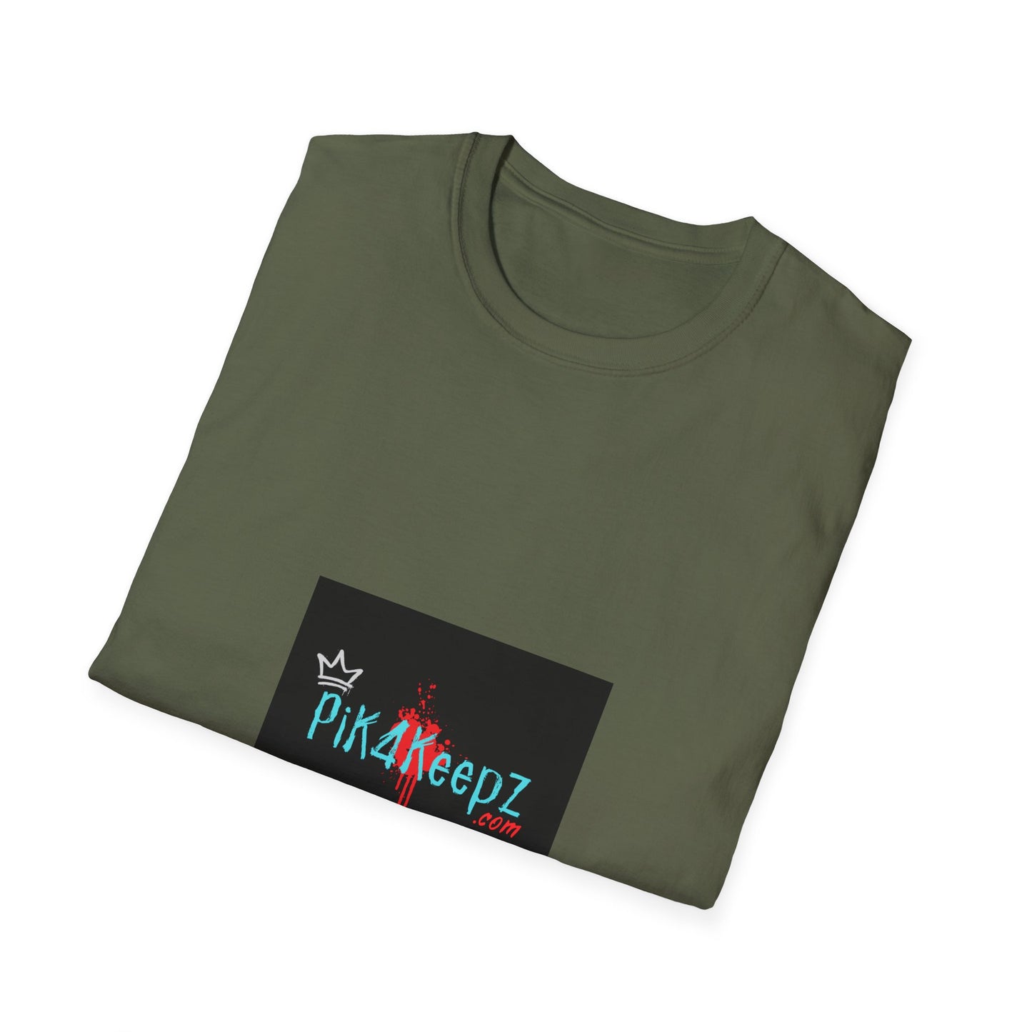 T-Shirt - 'Pik4Keepz' Colorful Logo Graphic Tee