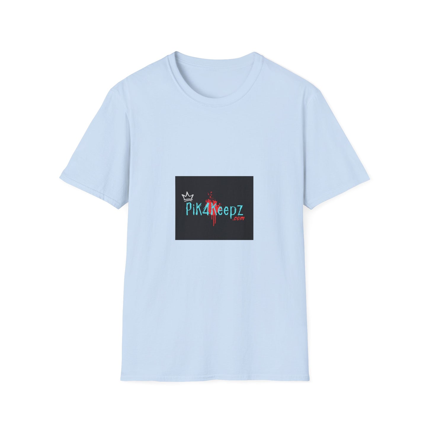 T-Shirt - 'Pik4Keepz' Colorful Logo Graphic Tee