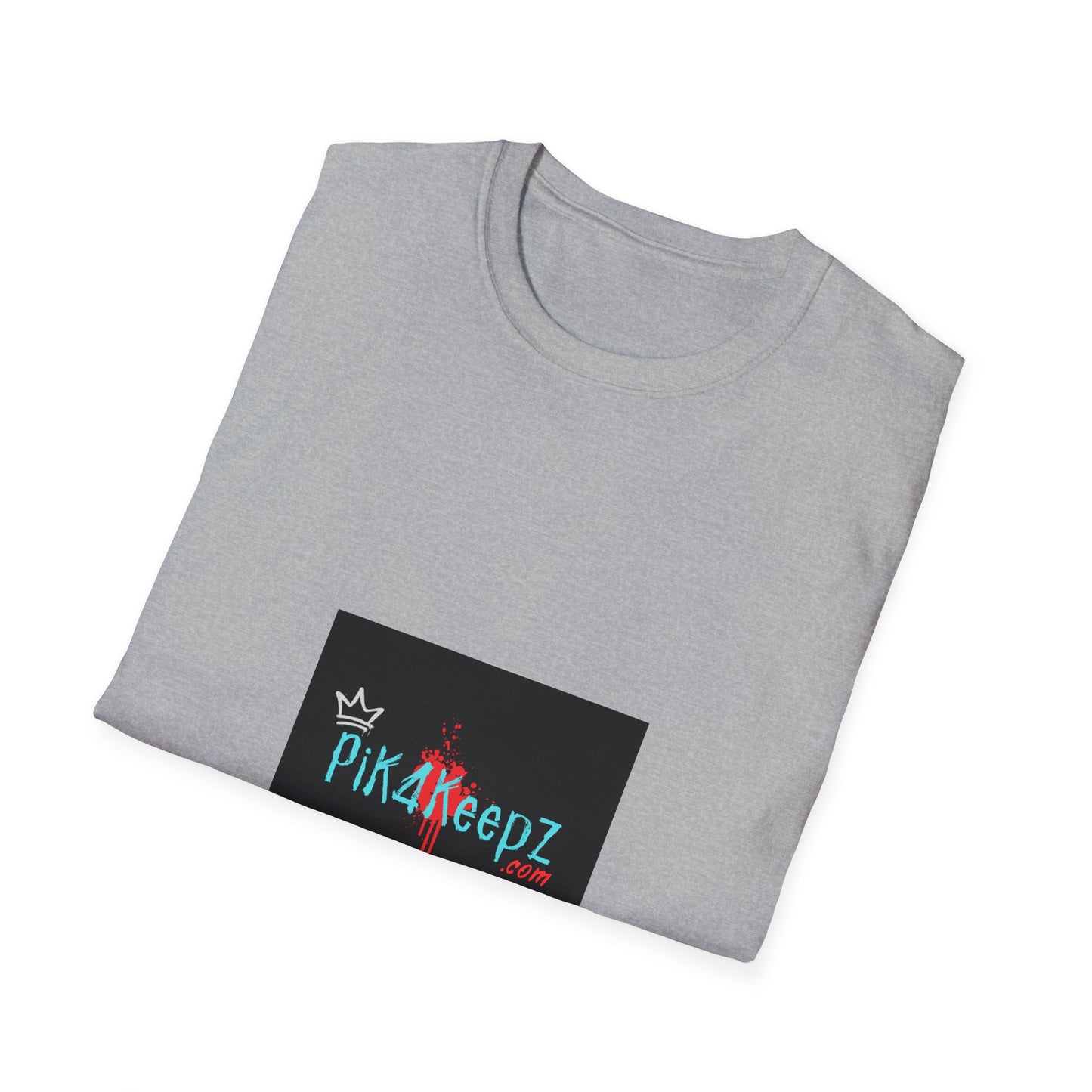 T-Shirt - 'Pik4Keepz' Colorful Logo Graphic Tee