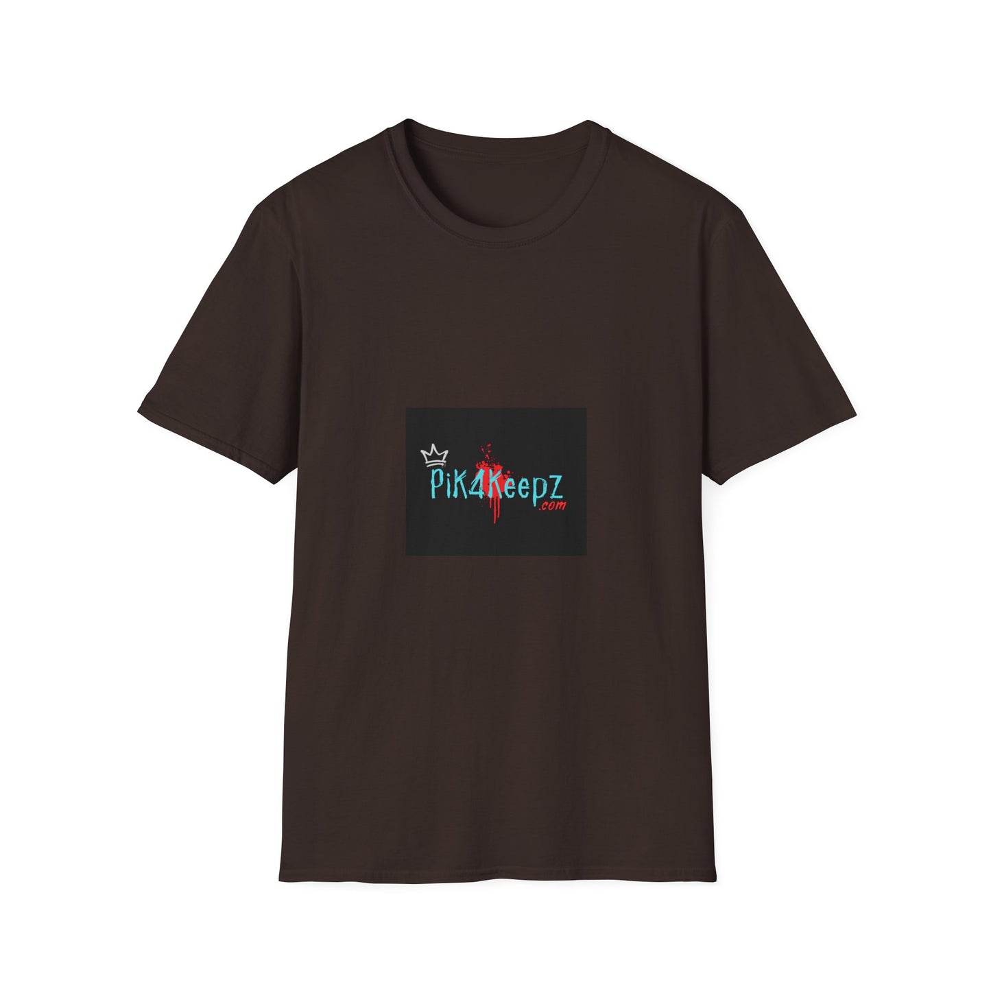 T-Shirt - 'Pik4Keepz' Colorful Logo Graphic Tee