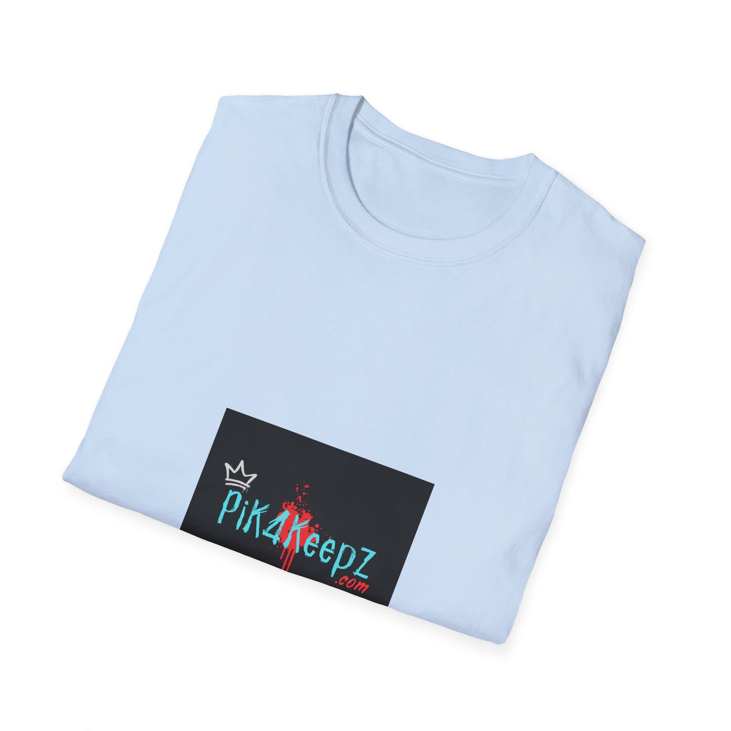 T-Shirt - 'Pik4Keepz' Colorful Logo Graphic Tee