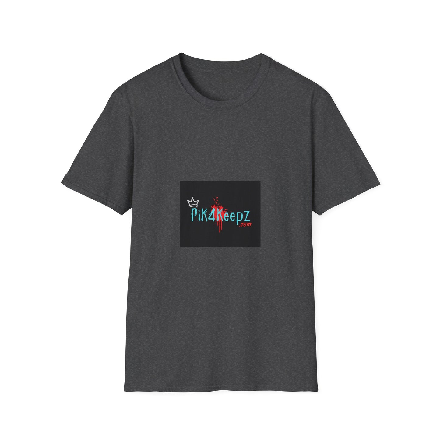 T-Shirt - 'Pik4Keepz' Colorful Logo Graphic Tee