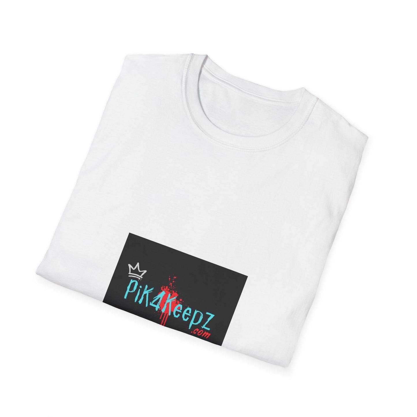 T-Shirt - 'Pik4Keepz' Colorful Logo Graphic Tee