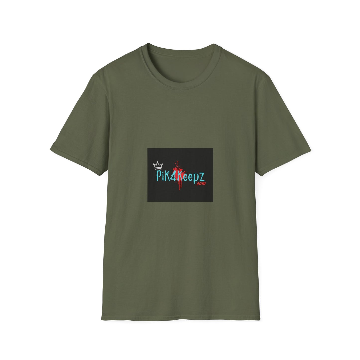 T-Shirt - 'Pik4Keepz' Colorful Logo Graphic Tee