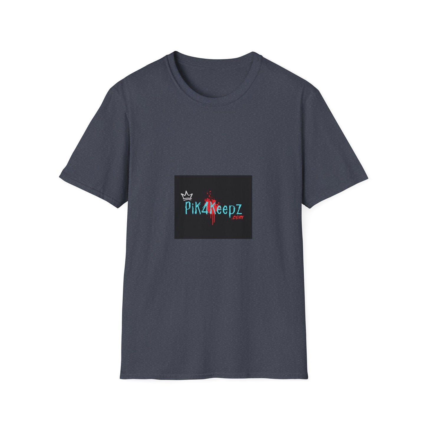 T-Shirt - 'Pik4Keepz' Colorful Logo Graphic Tee