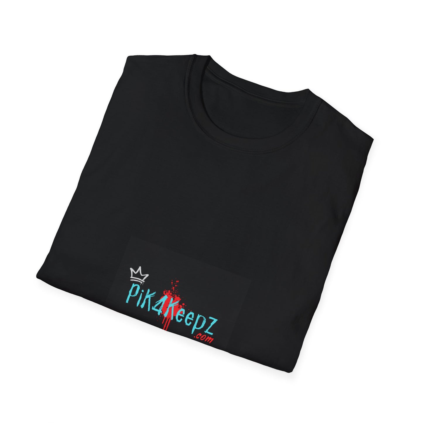 T-Shirt - 'Pik4Keepz' Colorful Logo Graphic Tee