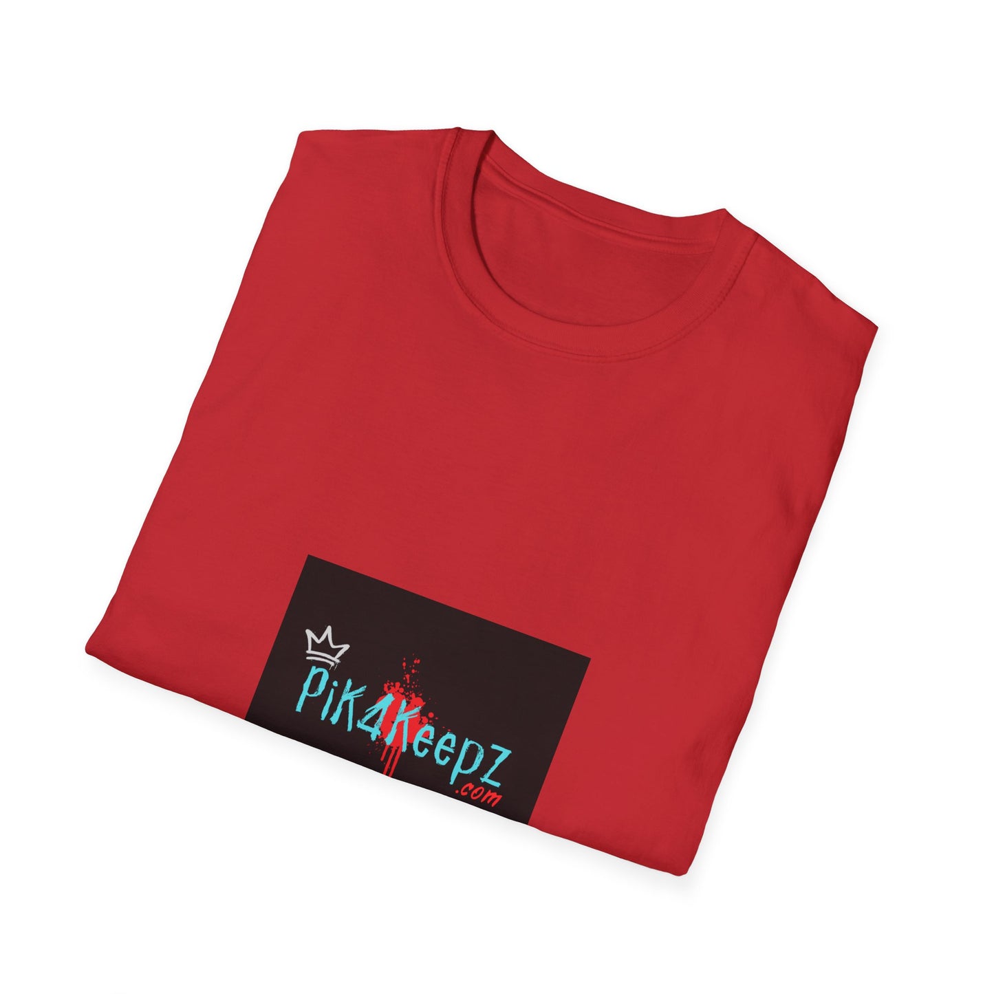 T-Shirt - 'Pik4Keepz' Colorful Logo Graphic Tee