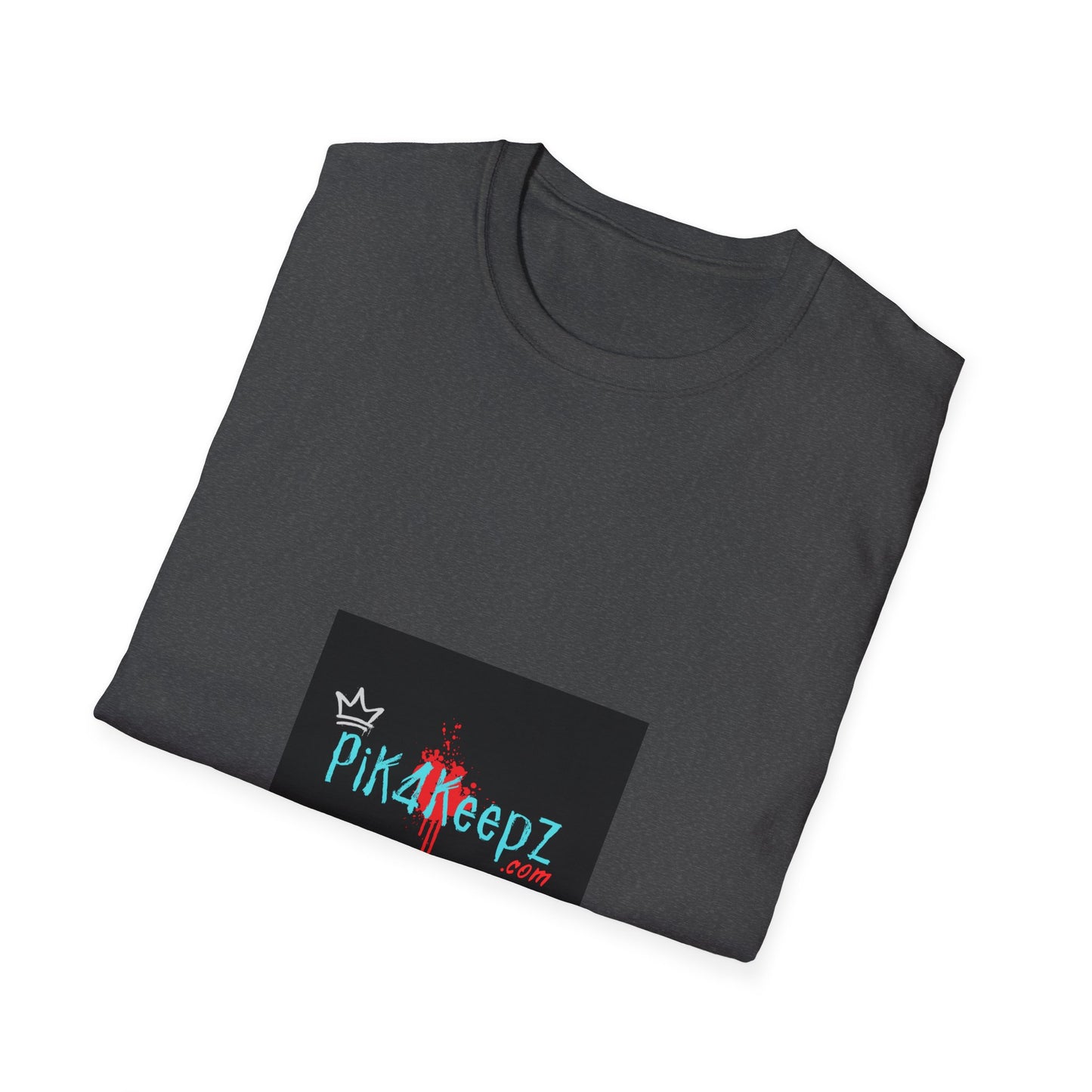 T-Shirt - 'Pik4Keepz' Colorful Logo Graphic Tee