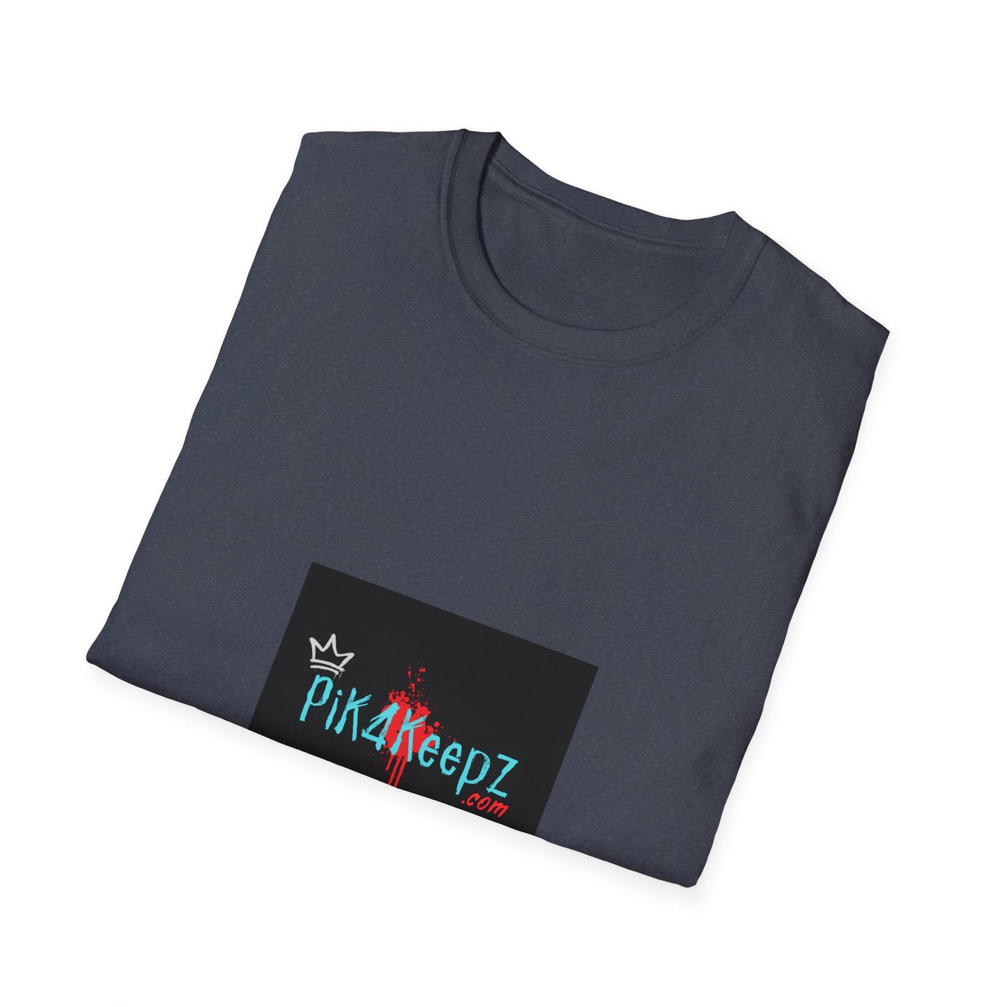 T-Shirt - 'Pik4Keepz' Colorful Logo Graphic Tee