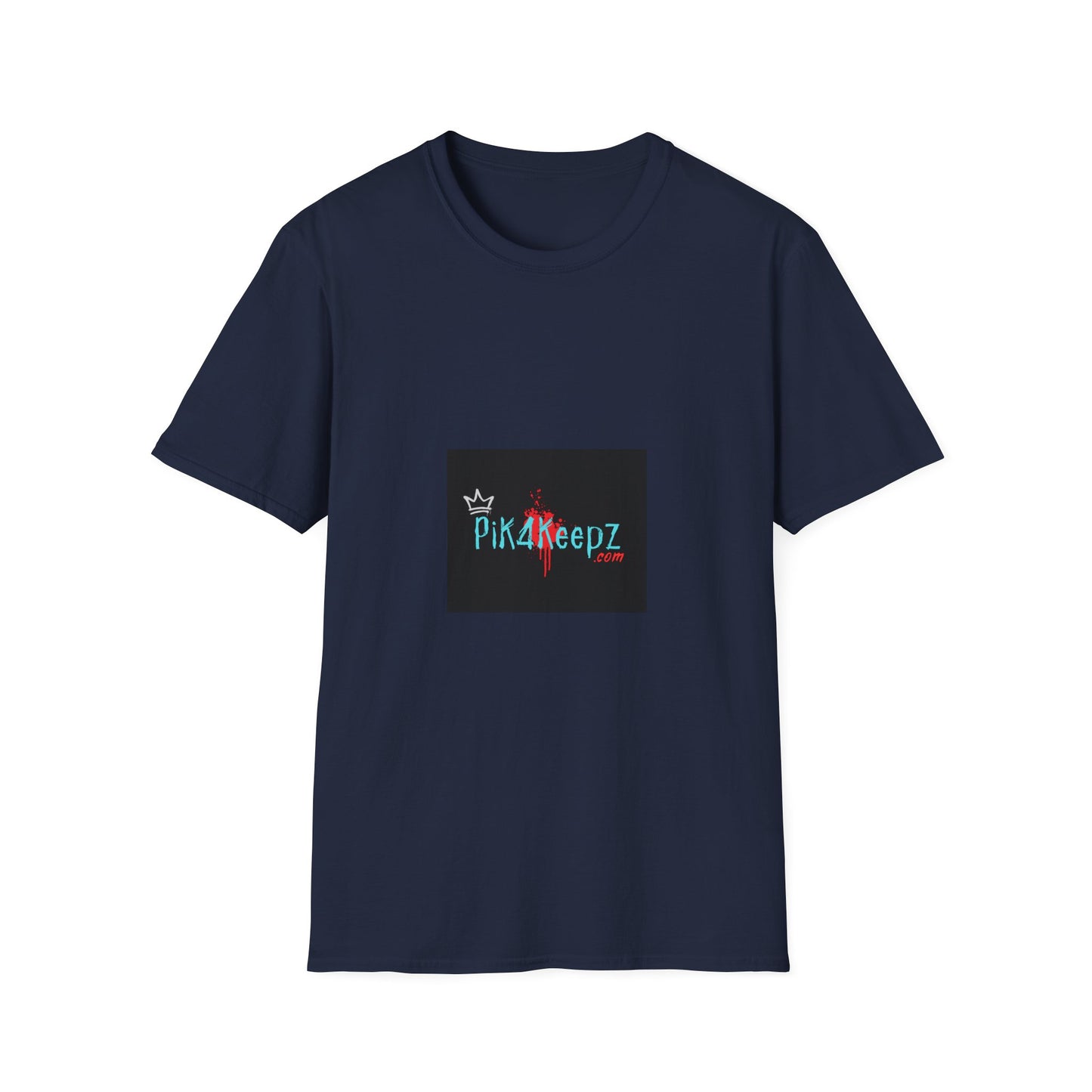 T-Shirt - 'Pik4Keepz' Colorful Logo Graphic Tee