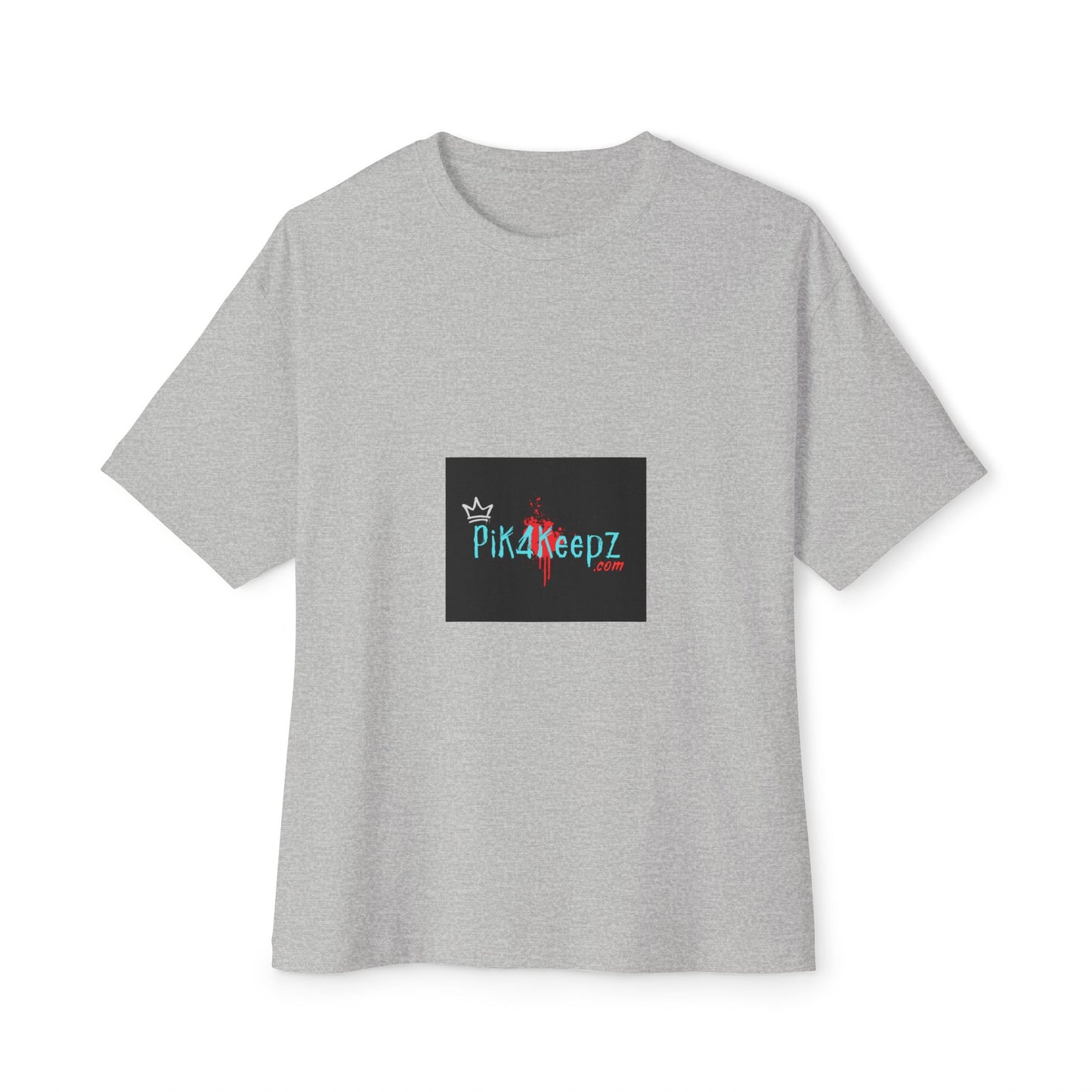 Pik4Keepz Logo Boxy Tee — Oversized Graphic T‑Shirt