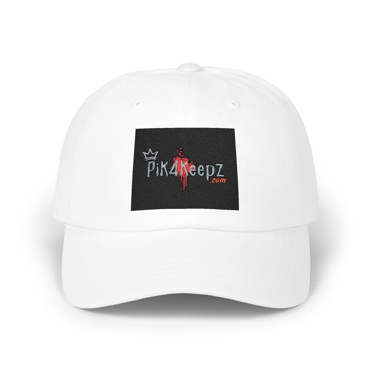 Embroidered Pik4keepz Logo Dad Cap — Classic Adjustable Cotton Baseball Hat