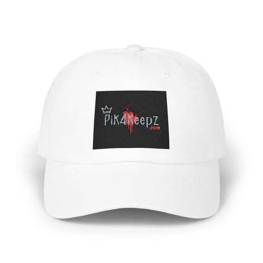 Embroidered Pik4keepz Logo Dad Cap — Classic Adjustable Cotton Baseball Hat